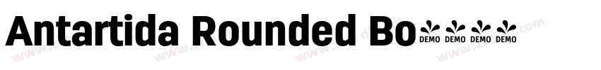 Antartida Rounded Bo字体转换